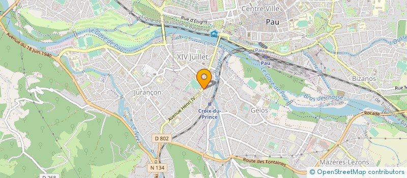 localisation de l'entreprise MONSIEUR PASCAL GALINIER  PONTACQ