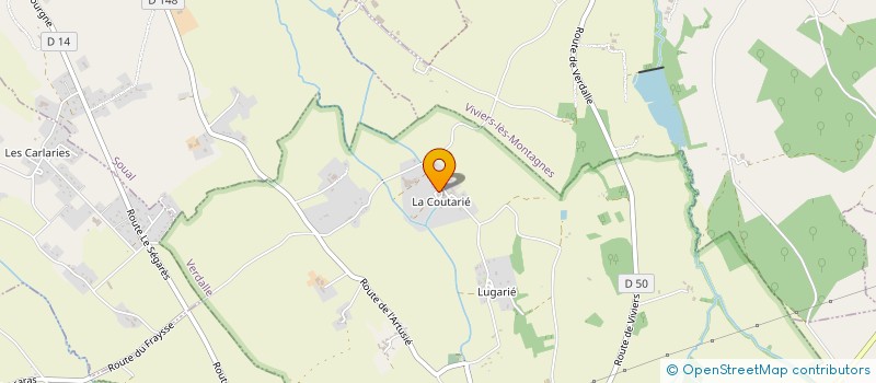 localisation de l'entreprise MONSIEUR PASCAL GALINIER  VERDALLE