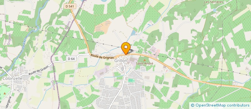 localisation de l'entreprise MONSIEUR PASCAL GAMONDES  GRILLON