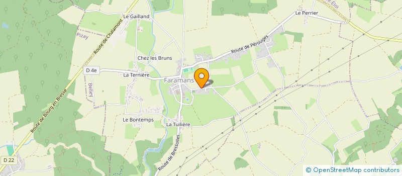 localisation de l'entreprise MONSIEUR PASCAL GARAMBOIS  PEROUGES