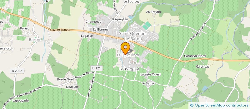 localisation de l'entreprise MONSIEUR PASCAL GARBAY  SAINT-QUENTIN-DE-BARON