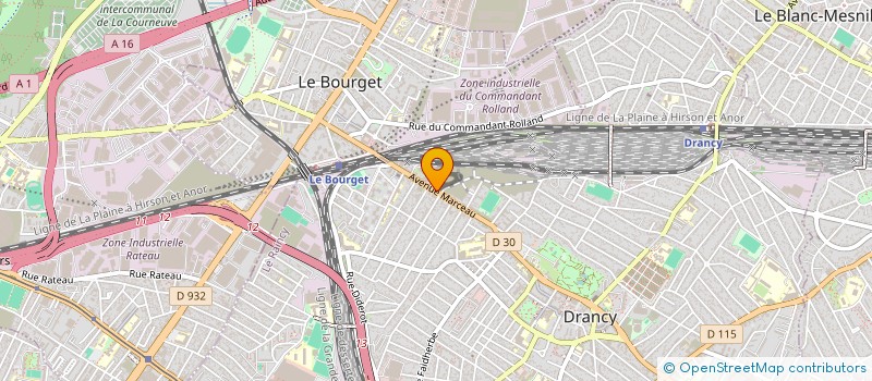 localisation de l'entreprise MONSIEUR PASCAL GARCIA  DRANCY