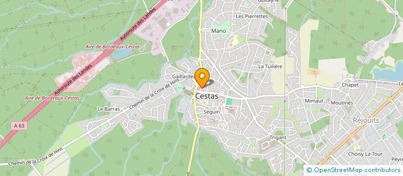 localisation de l'entreprise MONSIEUR PASCAL GARCIA RODRIGUEZ  CESTAS