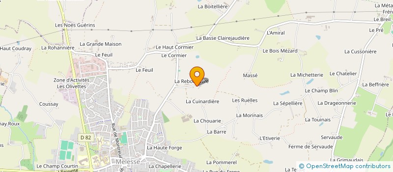 localisation de l'entreprise MONSIEUR PASCAL GARCON à MELESSE