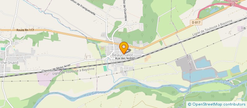 localisation de l'entreprise MONSIEUR PASCAL GARET  BEAUCHALOT