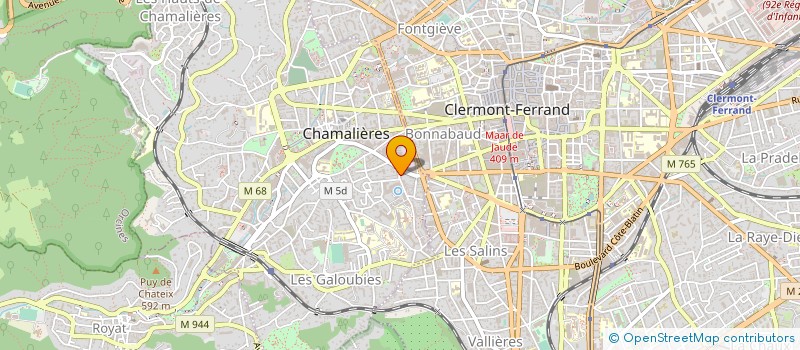 localisation de l'entreprise MONSIEUR PASCAL GARNIER à CHAMALIERES