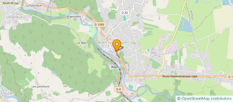 localisation de l'entreprise MONSIEUR PASCAL GARNIER  BOEN-SUR-LIGNON