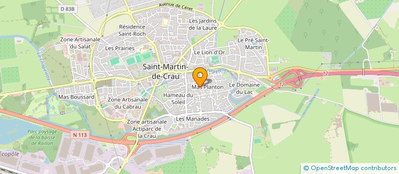 localisation de l'entreprise MONSIEUR PASCAL GARNIER à SAINT MARTIN DE CRAU