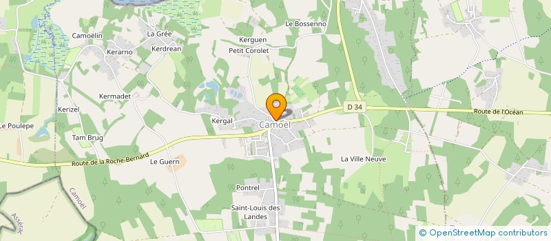 localisation de l'entreprise MONSIEUR PASCAL GARRIC à THEHILLAC