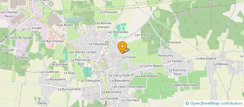 localisation de l'entreprise MONSIEUR PASCAL GASNE  BEAUMONT-EN-VERON