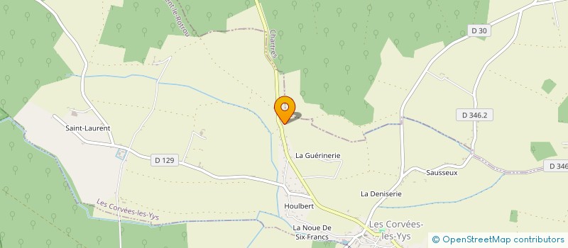 localisation de l'entreprise MONSIEUR PASCAL GASNIER à LES CORVEES-LES-YYS