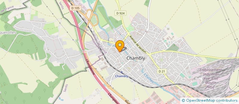 localisation de l'entreprise MONSIEUR PASCAL GASNOT  CHAMBLY