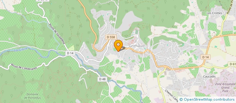 localisation de l'entreprise MONSIEUR PASCAL GASSELIN à GRIMAUD