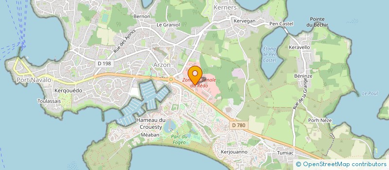 localisation de l'entreprise MONSIEUR PASCAL GAU à ARZON