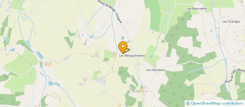 localisation de l'entreprise MONSIEUR PASCAL GAUBERT  BAUGE-EN-ANJOU