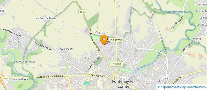 localisation de l'entreprise MONSIEUR PASCAL GAUBERT à FONTENAY-LE-COMTE