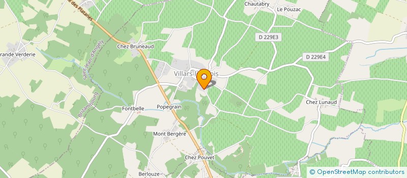 localisation de l'entreprise MONSIEUR PASCAL GAUCHER à VILLARS-LES-BOIS