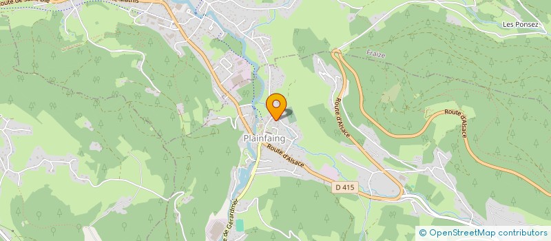 localisation de l'entreprise MONSIEUR PASCAL GAUDEL  PLAINFAING