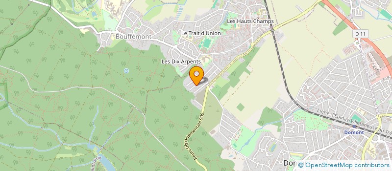 localisation de l'entreprise MONSIEUR PASCAL GAUDISSARD  DOMONT