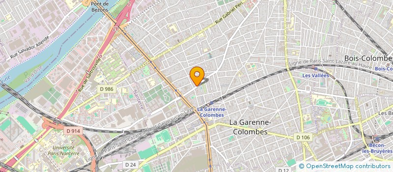 localisation de l'entreprise MONSIEUR PASCAL GAUFFRE à COLOMBES