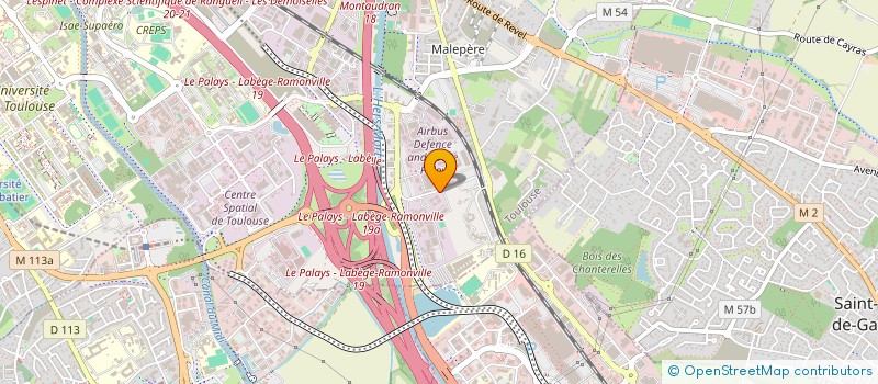 localisation de l'entreprise MONSIEUR PASCAL GAUMOND  TOULOUSE