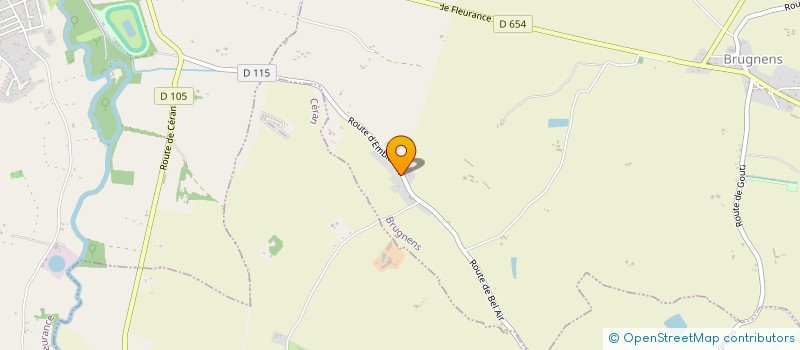 localisation de l'entreprise MONSIEUR PASCAL GAUSSENS  CERAN