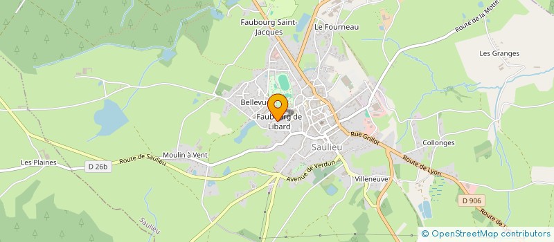 localisation de l'entreprise MONSIEUR PASCAL GAUTHIER à SAULIEU