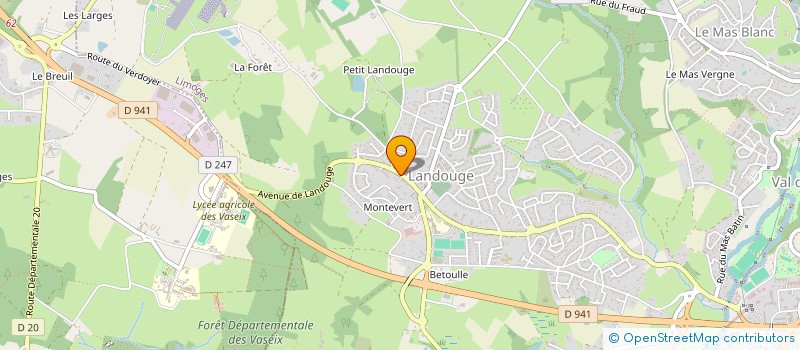 localisation de l'entreprise MONSIEUR PASCAL GAUTHIER à LIMOGES