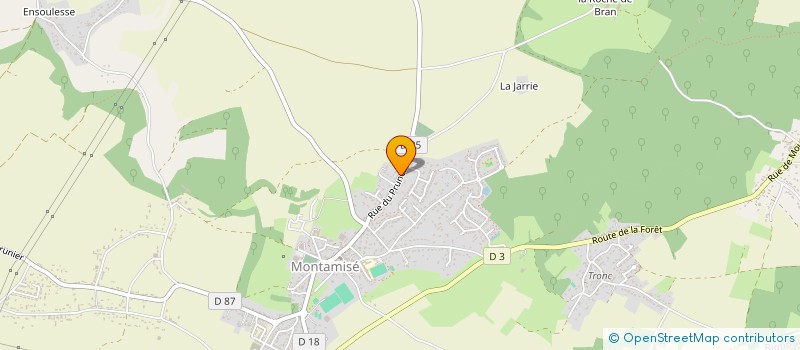 localisation de l'entreprise MONSIEUR PASCAL GAUTHIER  CHASSENEUIL-DU-POITOU