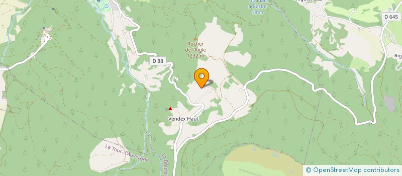 localisation de l'entreprise MONSIEUR PASCAL GAUVRIT  LA BOURBOULE