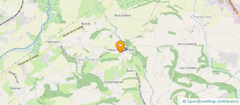 localisation de l'entreprise MONSIEUR PASCAL GAYAUD  LES ABRETS-EN-DAUPHINE