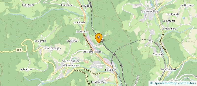 localisation de l'entreprise MONSIEUR PASCAL GAYDON  SAINT NIZIER D'AZERGUES