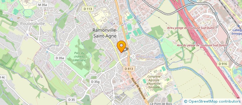 localisation de l'entreprise MONSIEUR PASCAL GAYOUT  RAMONVILLE-SAINT-AGNE