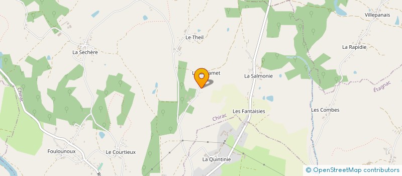localisation de l'entreprise MONSIEUR PASCAL GEMEAU à CHIRAC