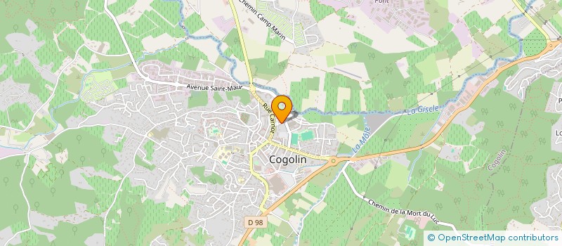 localisation de l'entreprise MONSIEUR PASCAL GENDOLO à COGOLIN