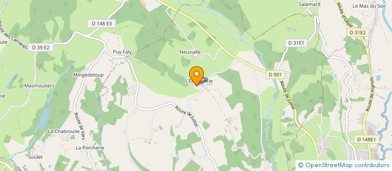 localisation de l'entreprise MONSIEUR PASCAL GENESTE  SAINT-CYR-LA-ROCHE