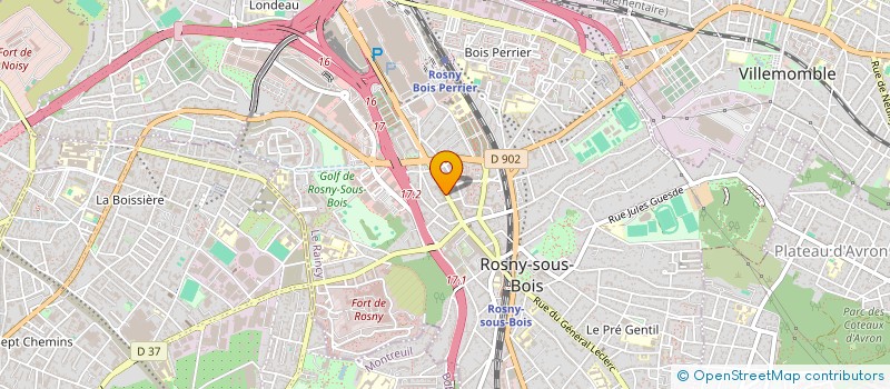 localisation de l'entreprise MONSIEUR PASCAL GENNETAY à ROSNY-SOUS-BOIS