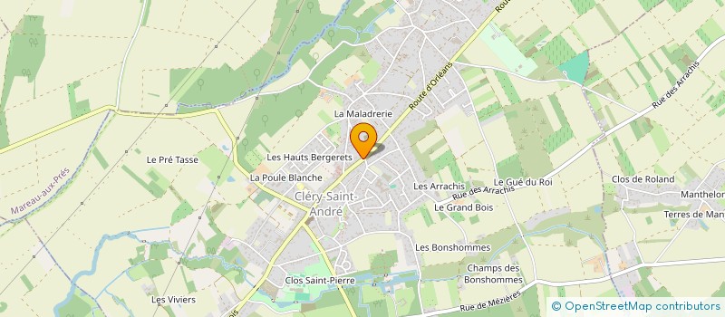 localisation de l'entreprise MONSIEUR PASCAL GENTY à CLERY-SAINT-ANDRE