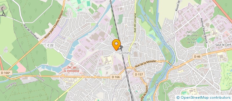 localisation de l'entreprise MONSIEUR PASCAL GEORGEL  GOLBEY