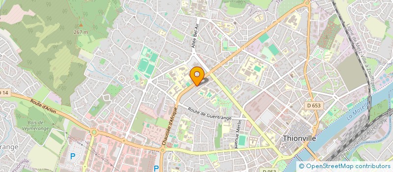 localisation de l'entreprise MONSIEUR PASCAL GEORGES ZIMMER  THIONVILLE