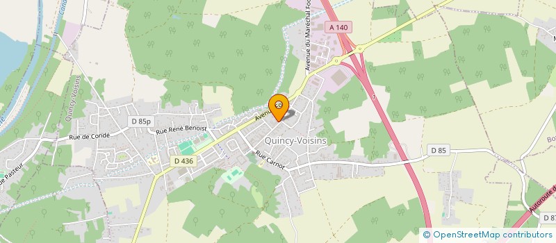 localisation de l'entreprise MONSIEUR PASCAL GEORGET à QUINCY-VOISINS