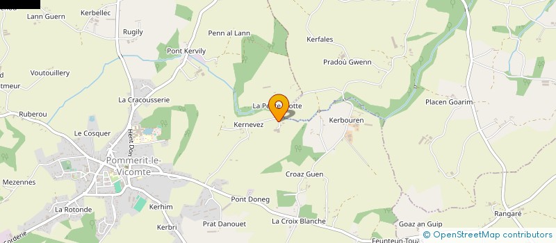 localisation de l'entreprise MONSIEUR PASCAL GERAN  POMMERIT-LE-VICOMTE