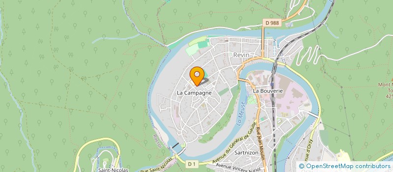 localisation de l'entreprise MONSIEUR PASCAL GERARD  REVIN