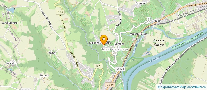 localisation de l'entreprise MONSIEUR PASCAL GERIN  TUPIN-ET-SEMONS