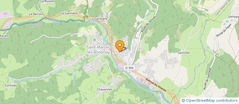 localisation de l'entreprise MONSIEUR PASCAL GERY à SAINT-MARCEL-LES-ANNONAY