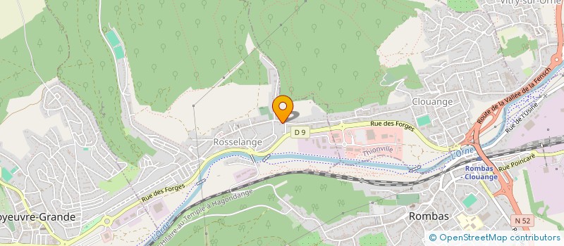 localisation de l'entreprise MONSIEUR PASCAL GHELLER  ROSSELANGE