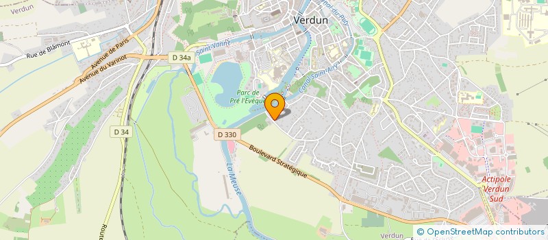 localisation de l'entreprise MONSIEUR PASCAL GIARD à VERDUN
