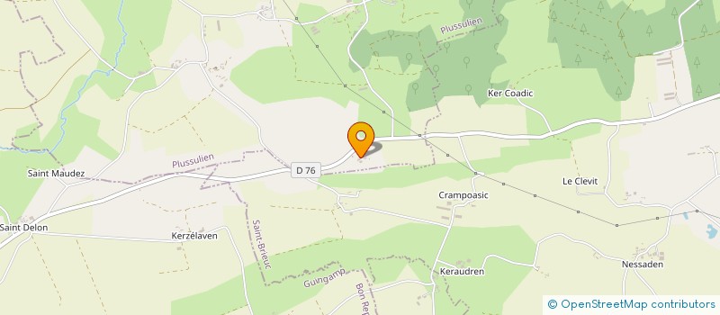 localisation de l'entreprise MONSIEUR PASCAL GIBIERGE  PLUSSULIEN