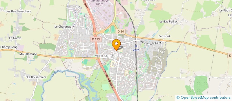 localisation de l'entreprise MONSIEUR PASCAL GICQUEL  VERN-SUR-SEICHE