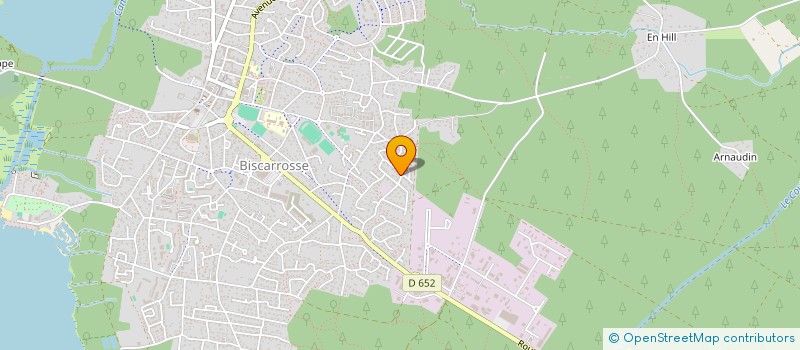 localisation de l'entreprise MONSIEUR PASCAL GIESSINGER  BISCARROSSE